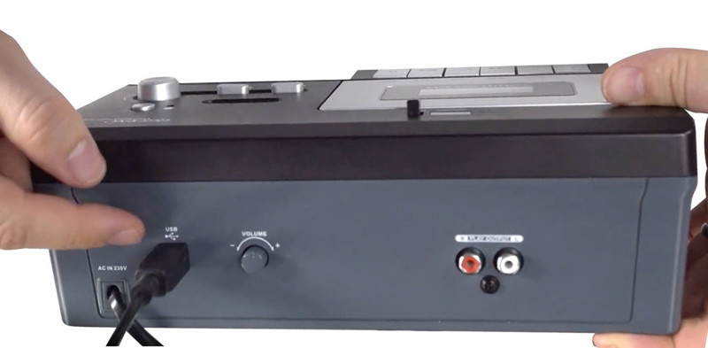Lecteur audio numériseur cassette vers USB Format MP3 + logiciel